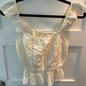 Eyelet tank top from BP. Size XS in excellent condition.
